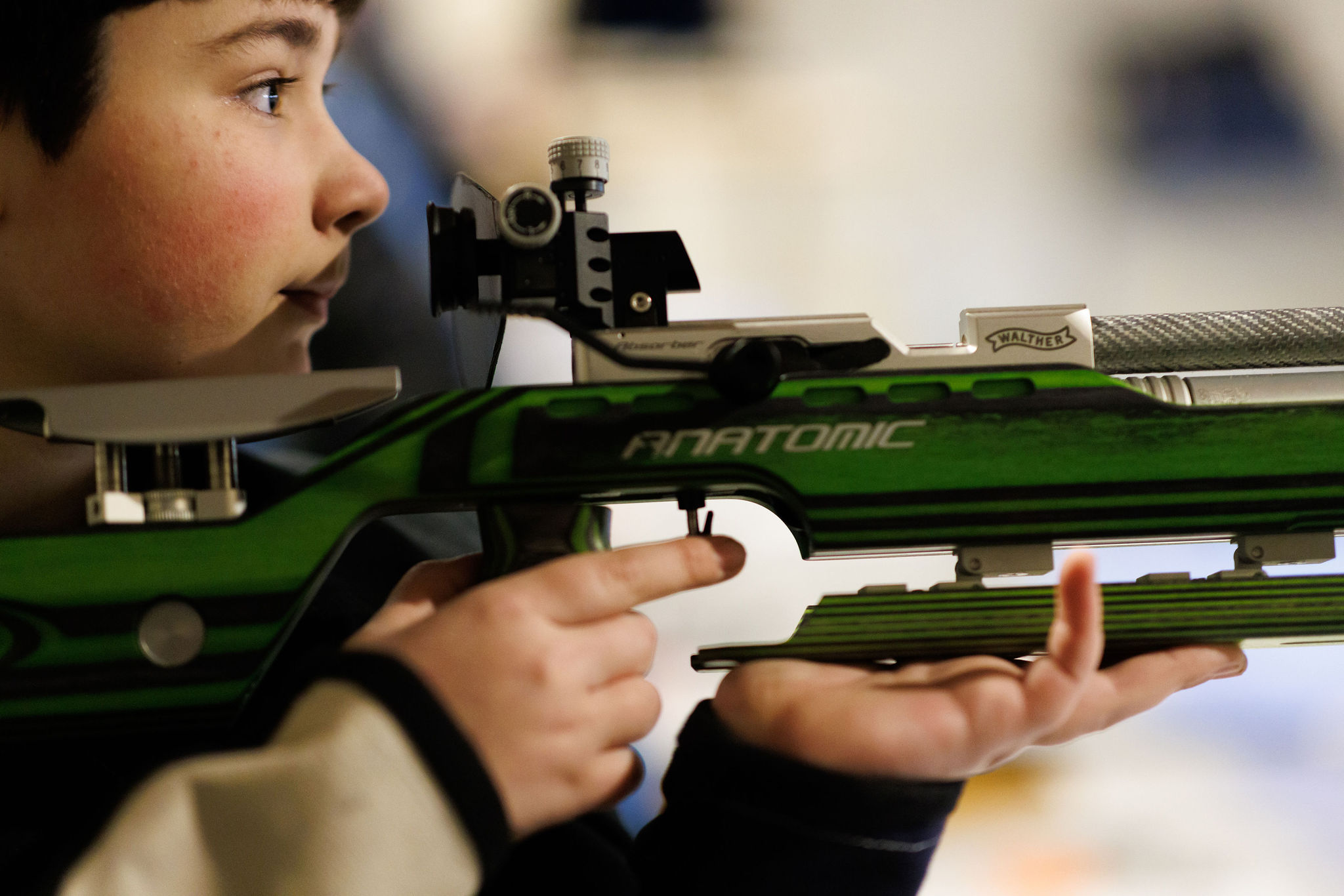 Finley H with his Walther Lg400